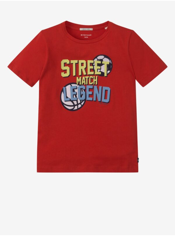 Red Boys' T-Shirt Tom Tailor - Boys