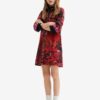 Red Girls' Shirt Dress Desigual Alonso - Girls