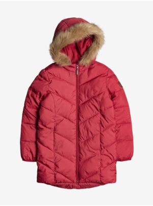 Red Girls' Winter Jacket Roxy - Unisex