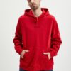 Red Mens Hoodie Guess Roy - Men