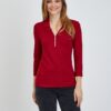 Red T-Shirt with Three-Quarter Sleeve ORSAY - Women