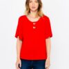 Red T-shirt CAMAIEU - Women