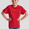 Red T-shirt for Kids Original Fruit of the Loom