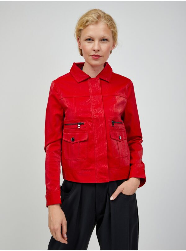Red Women's Jacket Desigual Cleveland - Women