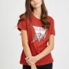 Red Women's T-Shirt Guess - Women