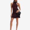 Red and Black Women Patterned Dress Desigual El Havre - Women