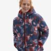 Red-blue womens double-sided quilted jacket VANS Litty Reversi - Ladies