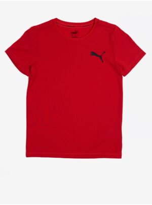 Red boys' T-shirt Puma Active - Boys
