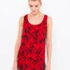 Red floral top CAMAIEU - Women
