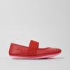 Red girly leather ballerinas Camper - Girls