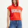Red hoodie Noisy May Ruby - Women