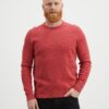 Red men's basic sweater LERROS - Men