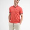Red men's polo shirt LERROS - Men