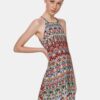 Red patterned dress TOP SECRET - Women