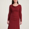 Red patterned dress Tranquillo - Women