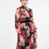Red patterned women's knee-length dress ORSAY - Women's