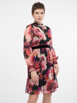 Red patterned women's knee-length dress ORSAY - Women's