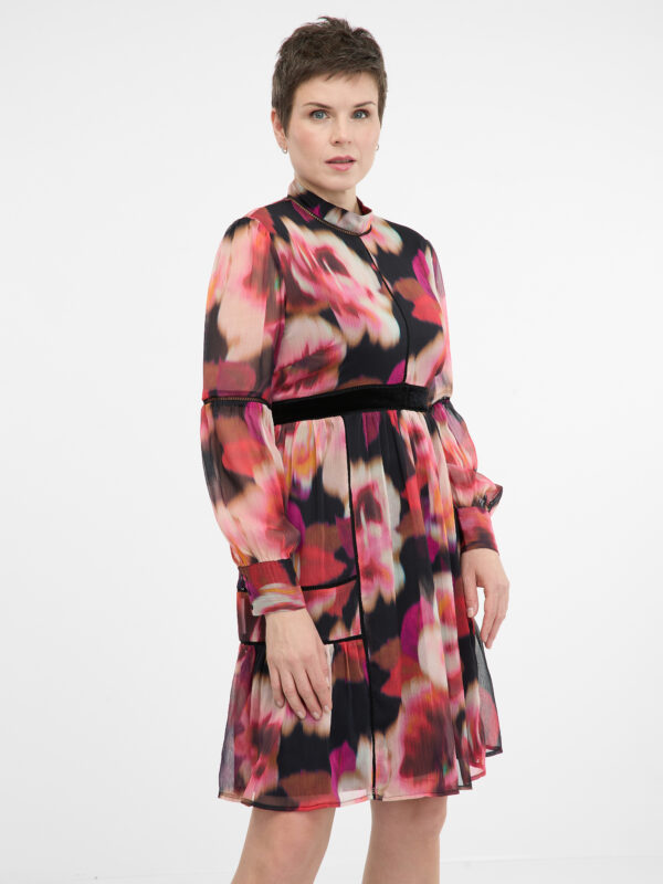 Red patterned women's knee-length dress ORSAY - Women's