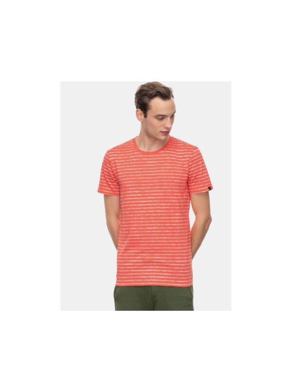 Red striped T-shirt Ragwear Steef for men - Men's