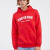 Red unisex hoodie Converse Go-To Wordmark - Men's