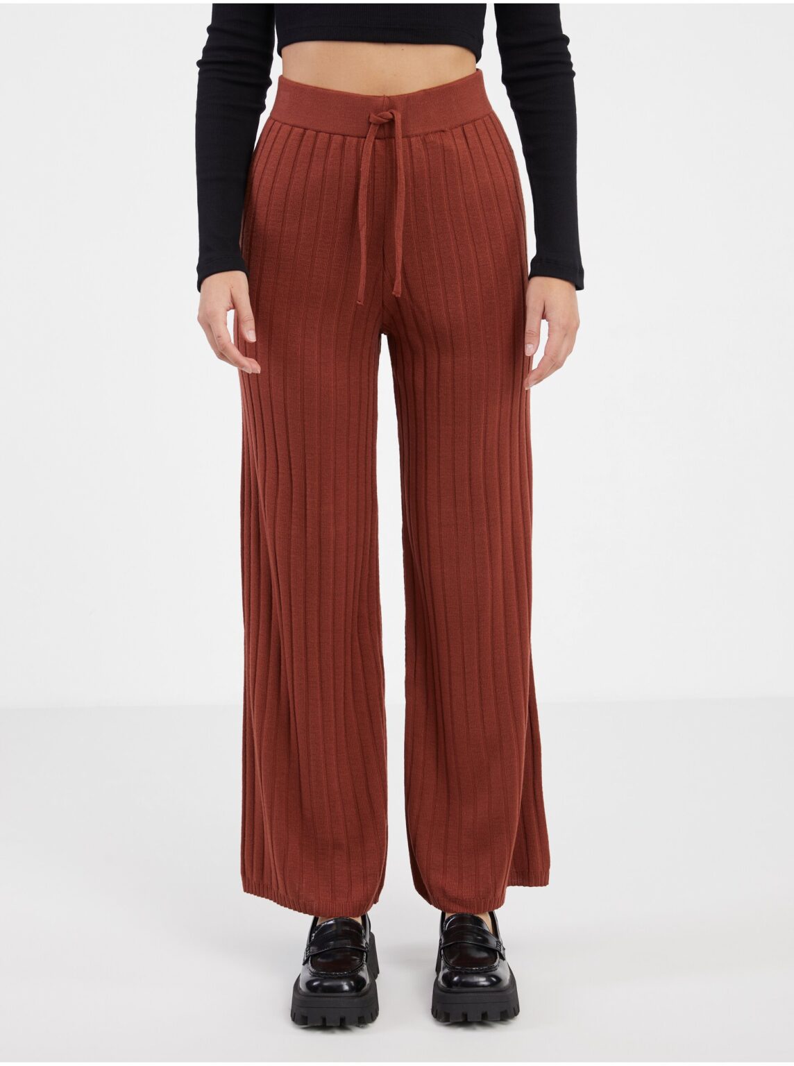 Red wide trousers ONLY Tessa - Women's