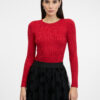 Red women's long-sleeved T-shirt ORSAY - Women's
