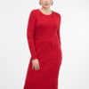 Red women's midi dress ORSAY - Women's