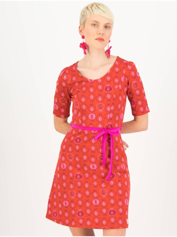 Red women's patterned dress Blutsgeschwister - Women