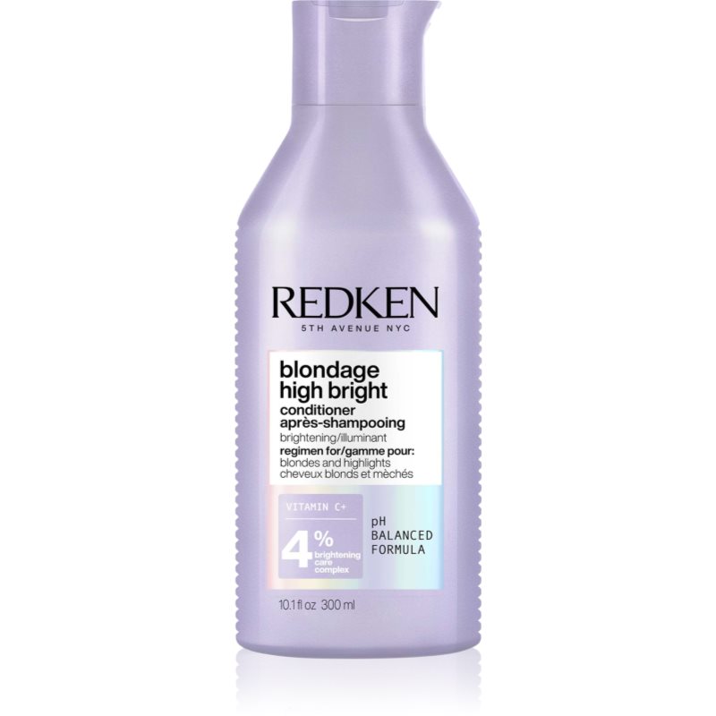 Redken Blondage High Bright élénkítő kondicionáló szőke hajra 300 ml-Ár