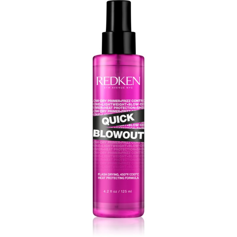 Redken Quick Blowout hővédő spray hajsütővassal és hajvasalóval kezelt hajra a gyorsabban beszárított hajhoz 125 ml-Ár
