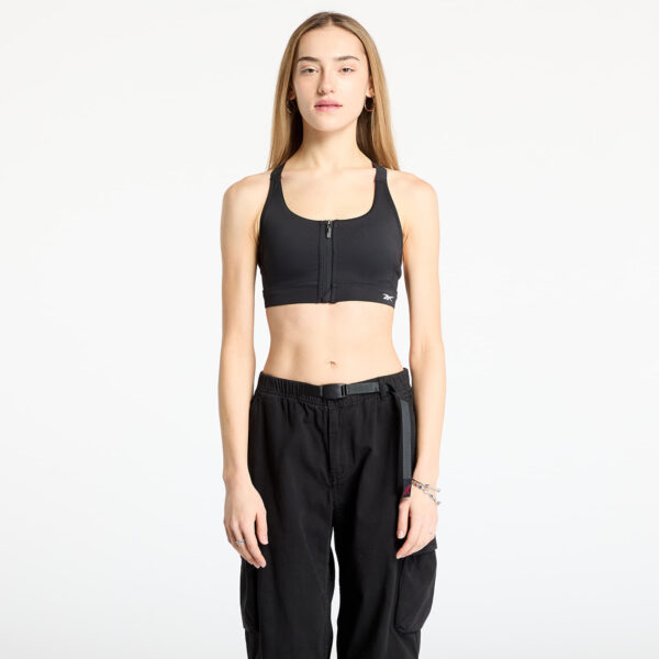 Reebok Lux Front-Zip High Bralet Black XS-alacsony-ár