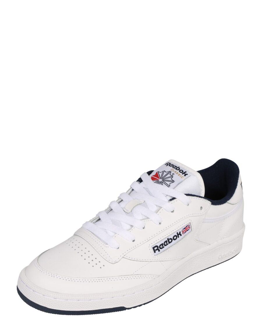 Reebok Rövid szárú sportcipők 'CLUB C 85'  piros / fekete / fehér-hu