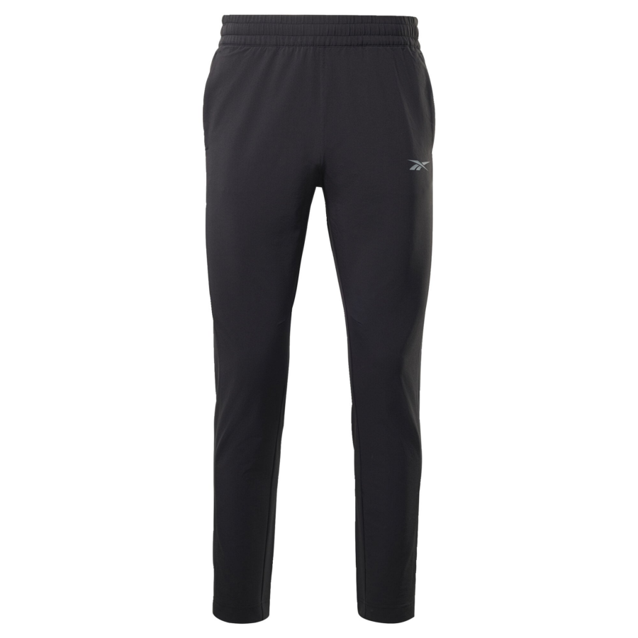 Reebok Sportnadrágok  fekete / fehér-Hungary