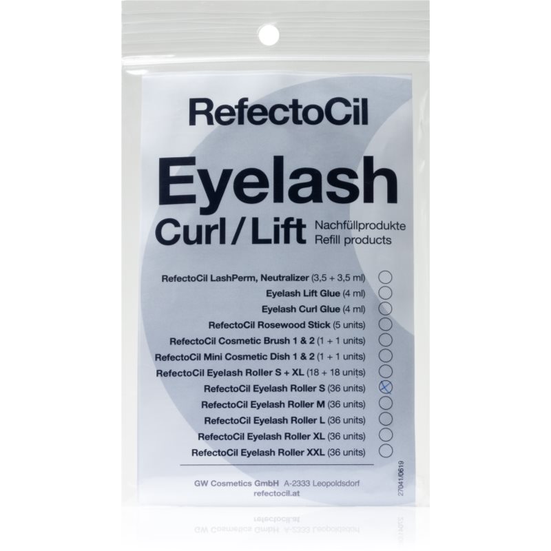 RefectoCil Eyelash Curl hajcsavaró a szempillákra méret S 36 db-Ár