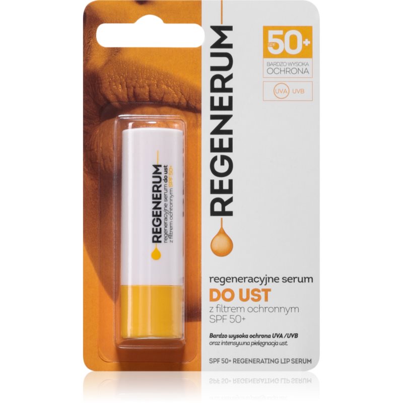 Regenerum Lip Care regeneráló szérum az ajkakra SPF 50+ 5 g-ár