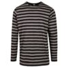Regular Stripe LS Asphalt/Black