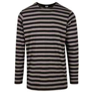 Regular Stripe LS Asphalt/Black