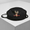 Reindeer Face Mask Black