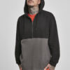 Relaxed Half-Zip Hoodie Black/Dark Shade