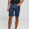 Relaxed cut denim shorts medium indigo washed