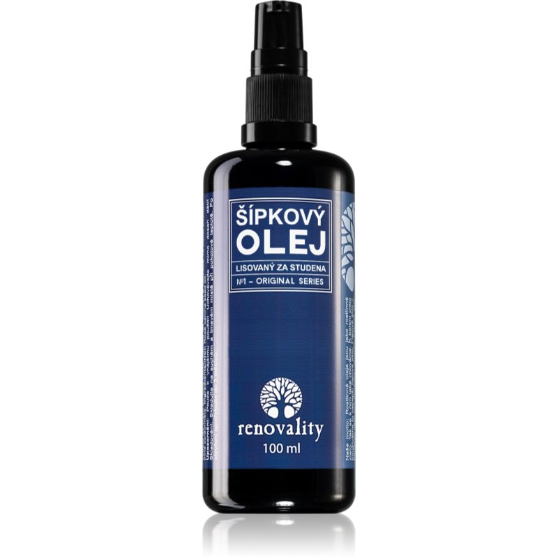 Renovality Original Series Cold-Pressed Rosehip Oil olaj száraz és nagyon száraz bőrre 100 ml-Eredeti