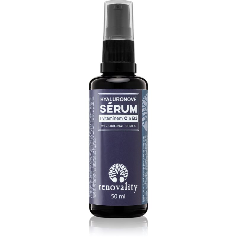 Renovality Original Series Hyaluronic Serum with Vitamin C and B3 bőr szérum minden bőrtípusra 50 ml-Ár