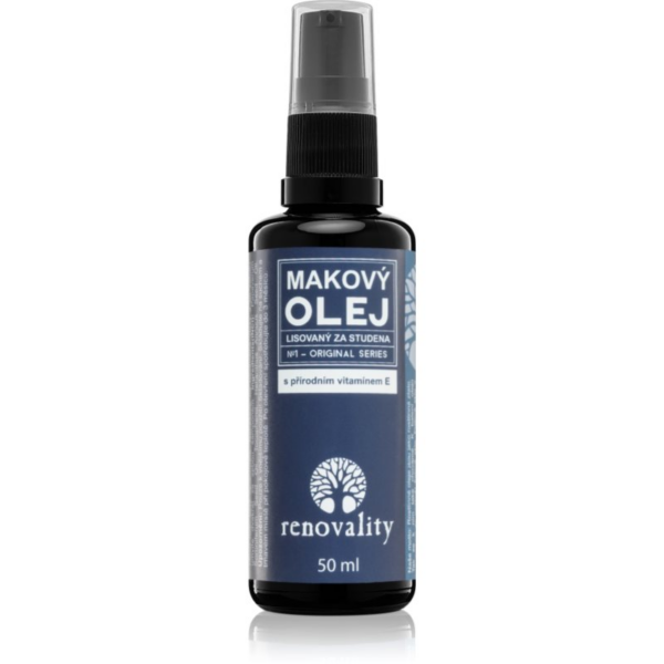 Renovality Original Series Poppy seed oil with natural vitamin E arcolaj minden bőrtípusra 50 ml-Ár