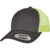 Retro Trucker 2-Tone Charcoal/Neon Green
