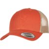 Retro Trucker Cap - Orange/Khaki