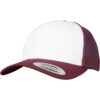 Retro Trucker Colorful Front Maroon/White/Chestnut