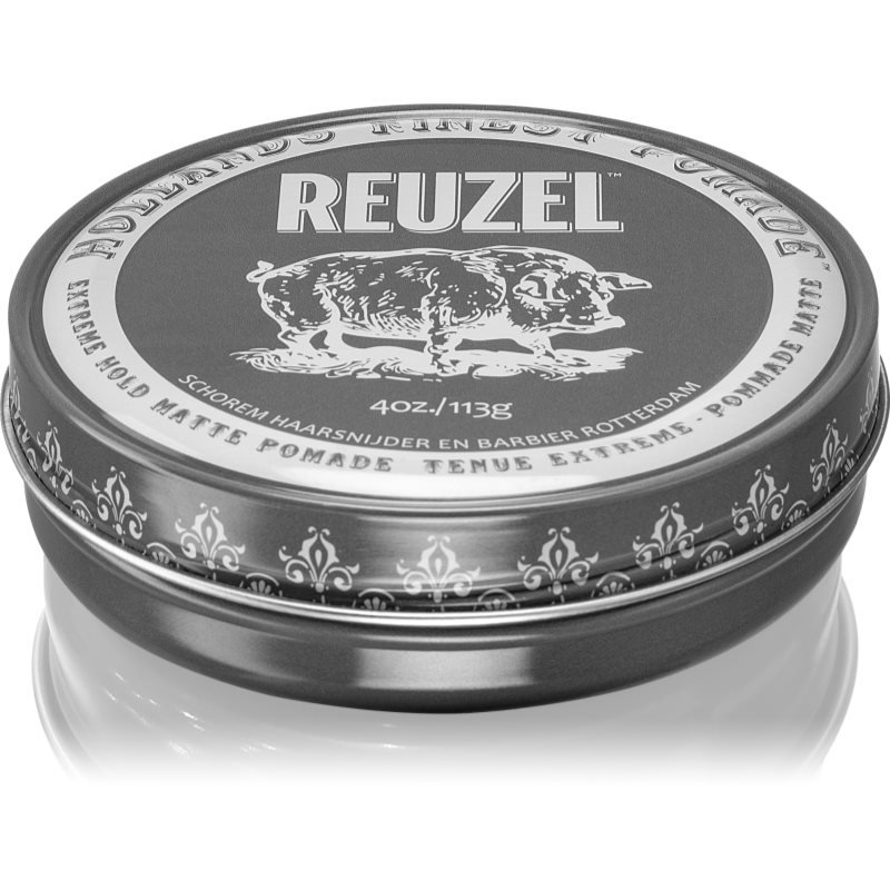Reuzel Hollands Finest Pomade Extreme Hold hajpomádé matt hatással 113 g-Eredeti