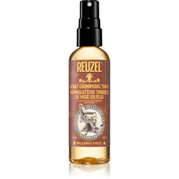 Reuzel Spray Grooming Tonic hővédő spray hajsütővassal és hajvasalóval kezelt hajra a természetes fixálásért gyenge hajra 100 ml-Ár