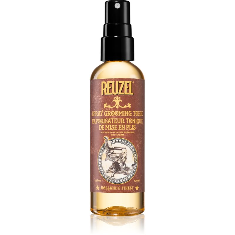 Reuzel Spray Grooming Tonic hővédő spray hajsütővassal és hajvasalóval kezelt hajra a természetes fixálásért gyenge hajra 100 ml-Ár