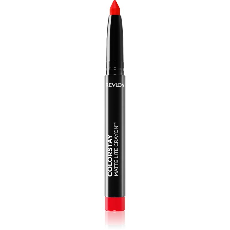 Revlon Cosmetics ColorStay™ Matte Lite Crayon mattító rúzs ceruzában árnyalat 009 Ruffled Feathers 1